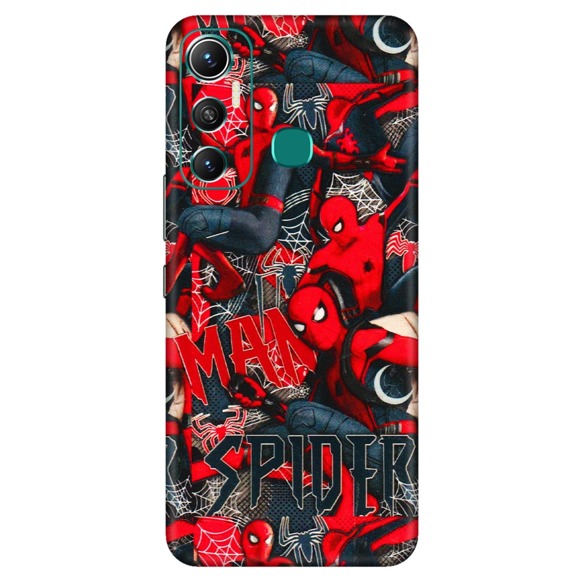 INFINIX Phone Skins (All Models) - SpiderMan Cool - 3D Embossed Finish (L-188) Infinix Hot 11