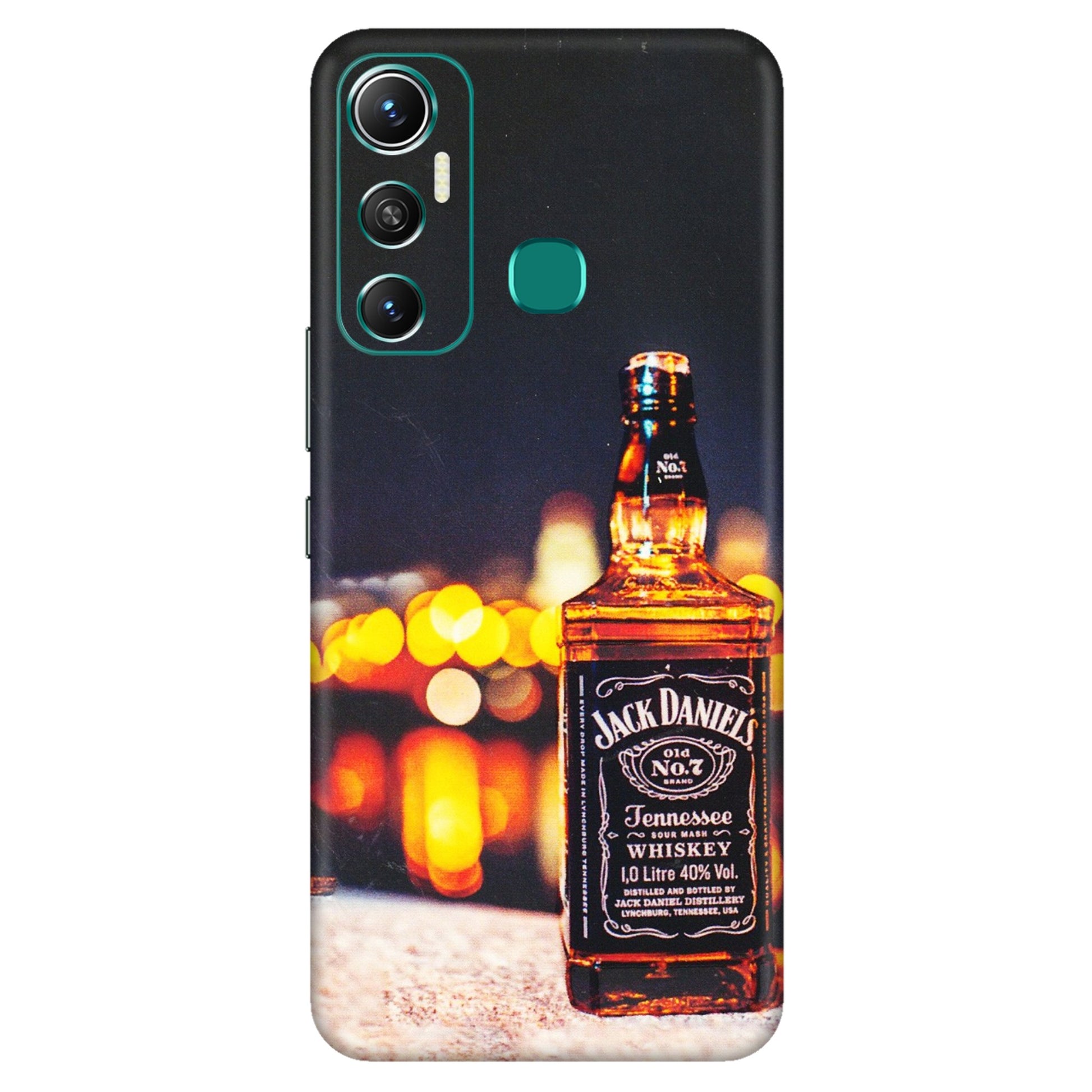 INFINIX Phone Skins (All Models) - JD Whiskey Bottle - 3D Embossed Finish (L-20) Infinix Hot 11