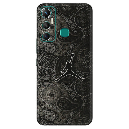 INFINIX Phone Skins (All Models) - Basketball Player Artwork - 3D Embossed Finish (L-215) Infinix Hot 11