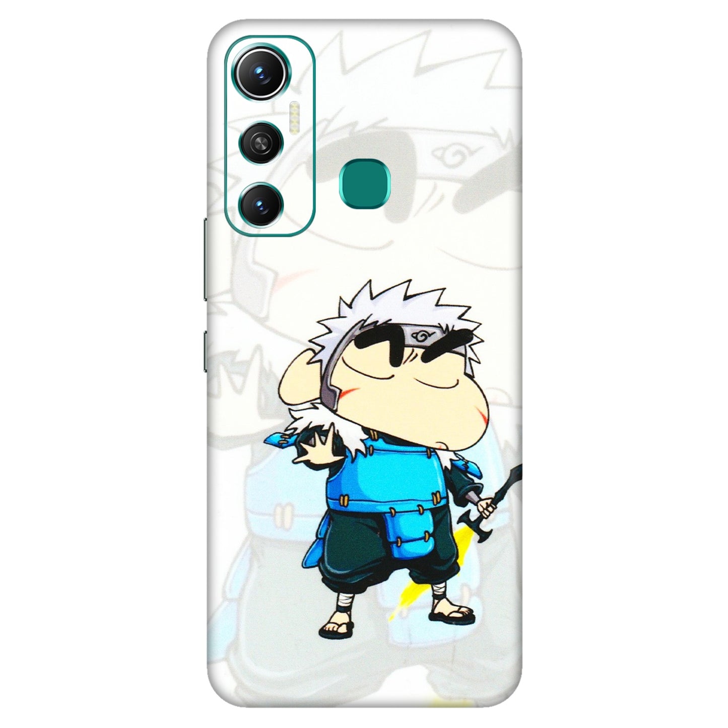 INFINIX Phone Skins (All Models) - Angry Young Shinchan - 3D Embossed Finish (L-226) Infinix Hot 11