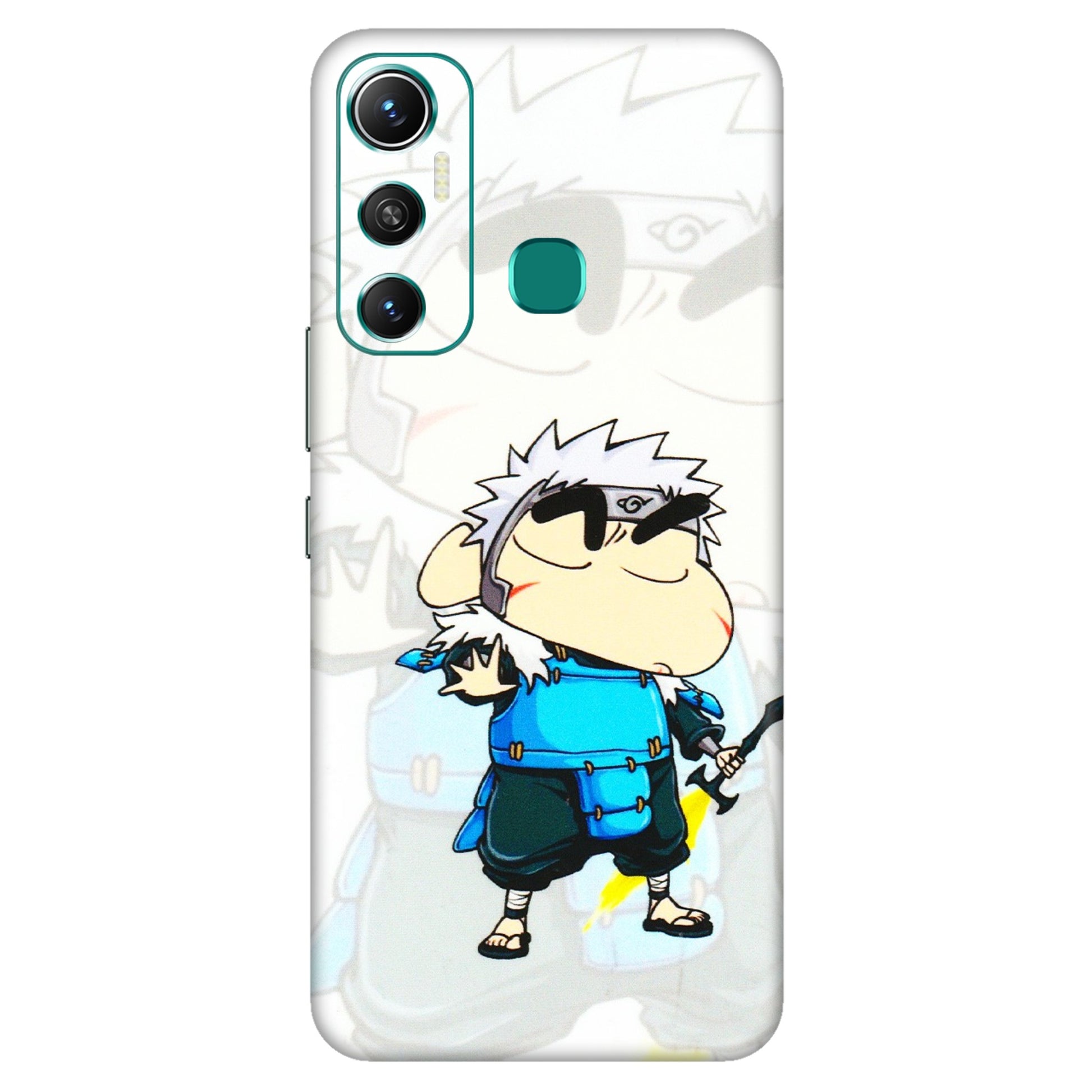 INFINIX Phone Skins (All Models) - Angry Young Shinchan - 3D Embossed Finish (L-226) Infinix Hot 11