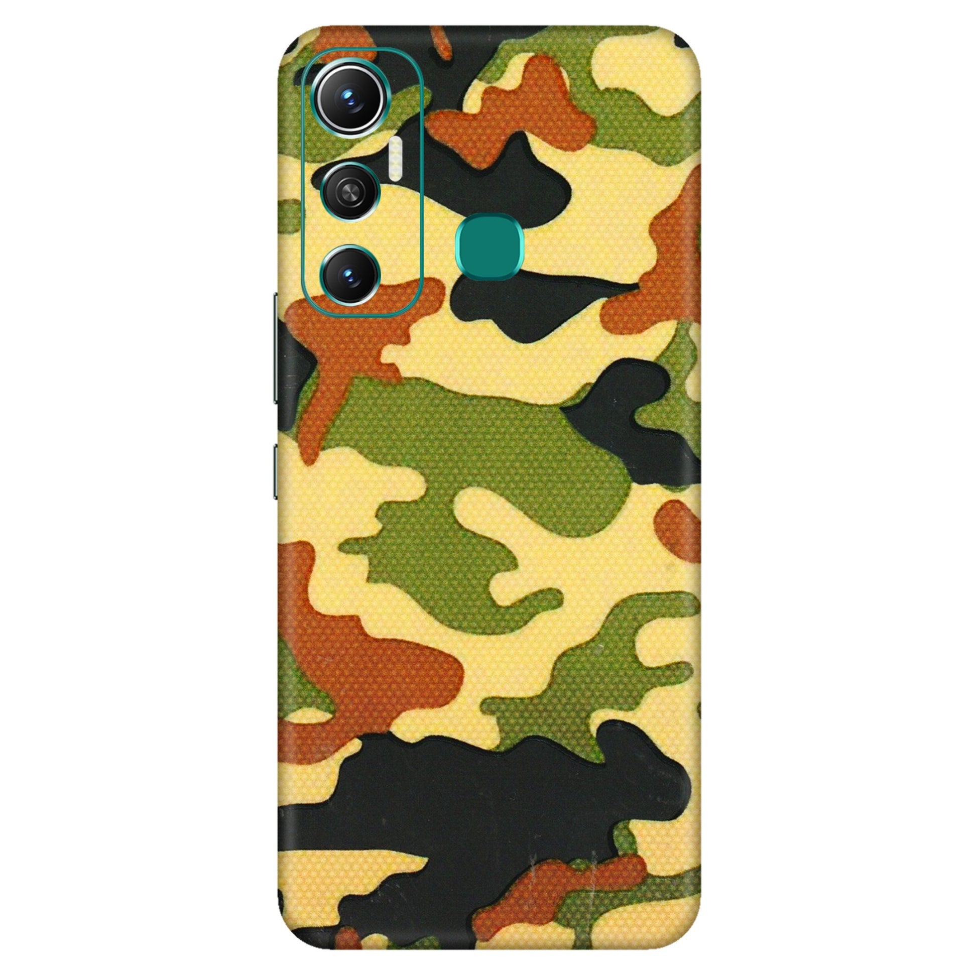 INFINIX Phone Skins (All Models) - Indian Military - 3D Embossed Finish (L-234) Infinix Hot 11