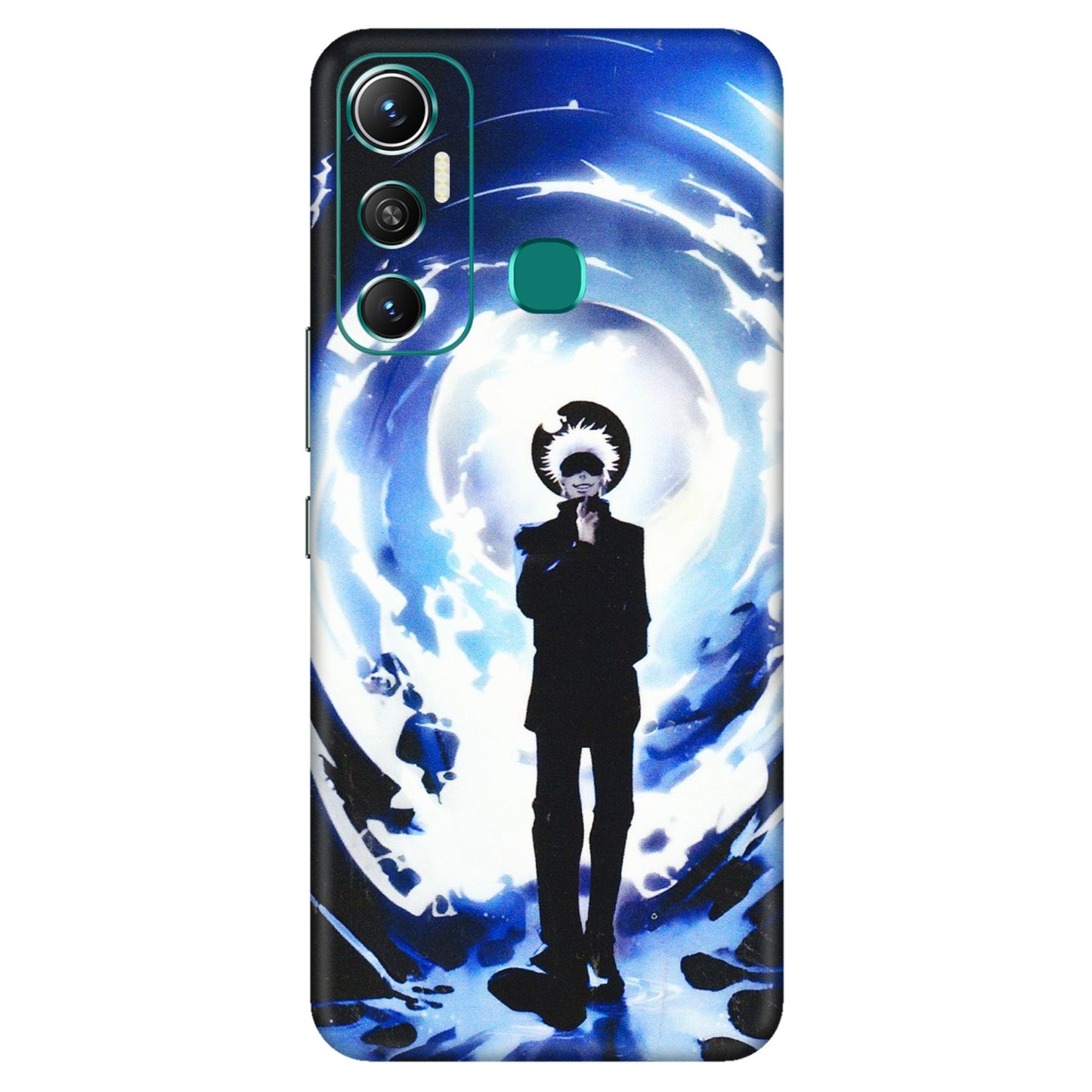 INFINIX Phone Skins (All Models) - Satoru Gojo Dark Blue - 3D Embossed Finish (L-235) Infinix Hot 11