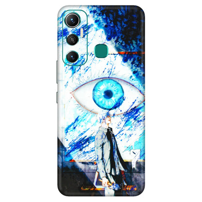 INFINIX Phone Skins (All Models) - Gojo Satoru evil eye - 3D Embossed Finish (L-239) Infinix Hot 11
