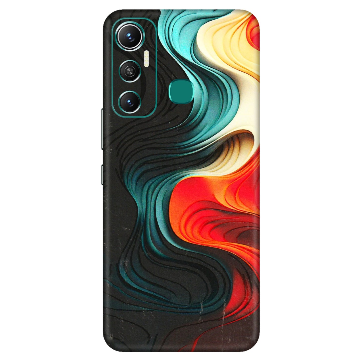INFINIX Phone Skins (All Models) - The Silky Swirl - 3D Embossed Finish (L-240) Infinix Hot 11