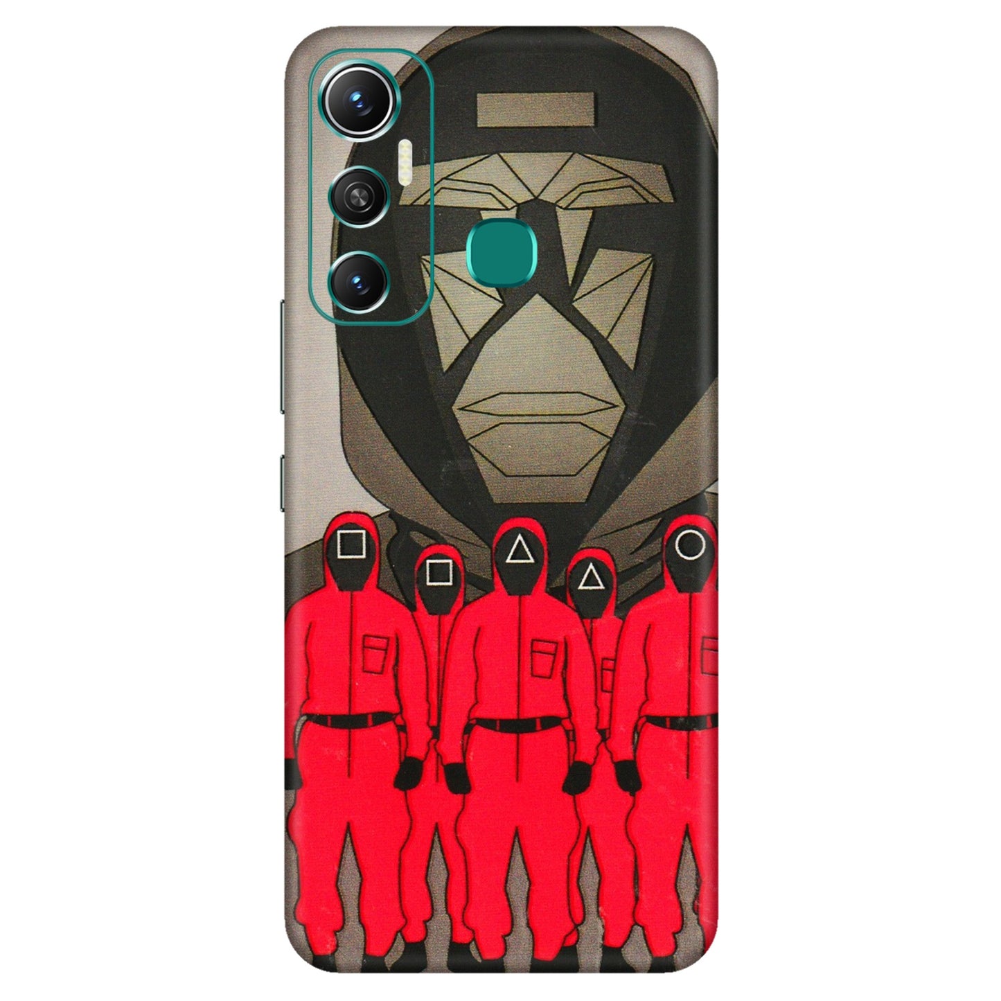 INFINIX Phone Skins (All Models) - Squid Game Hero - 3D Embossed Finish (L-245) Infinix Hot 11