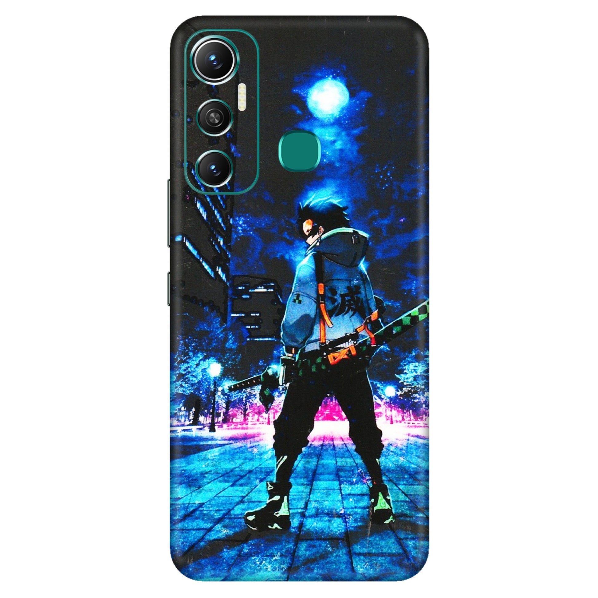 INFINIX Phone Skins (All Models) - Demon Slayer Sword - 3D Embossed Finish (L-247) Infinix Hot 11