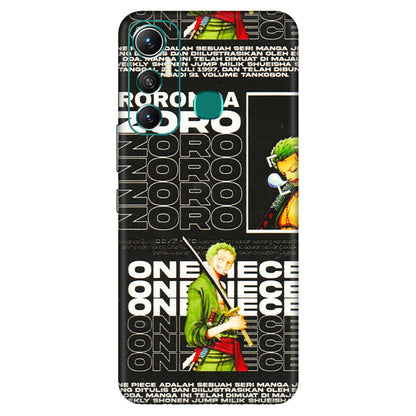 INFINIX Phone Skins (All Models) - One Piece Zoro - 3D Embossed Finish (L-250) Infinix Hot 11