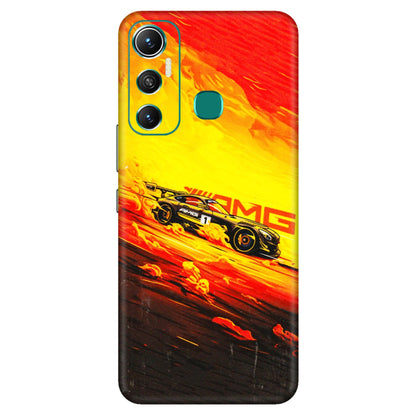 INFINIX Phone Skins (All Models) - AMG Car Speed Cover - 3D Embossed Finish (L-256) Infinix Hot 11