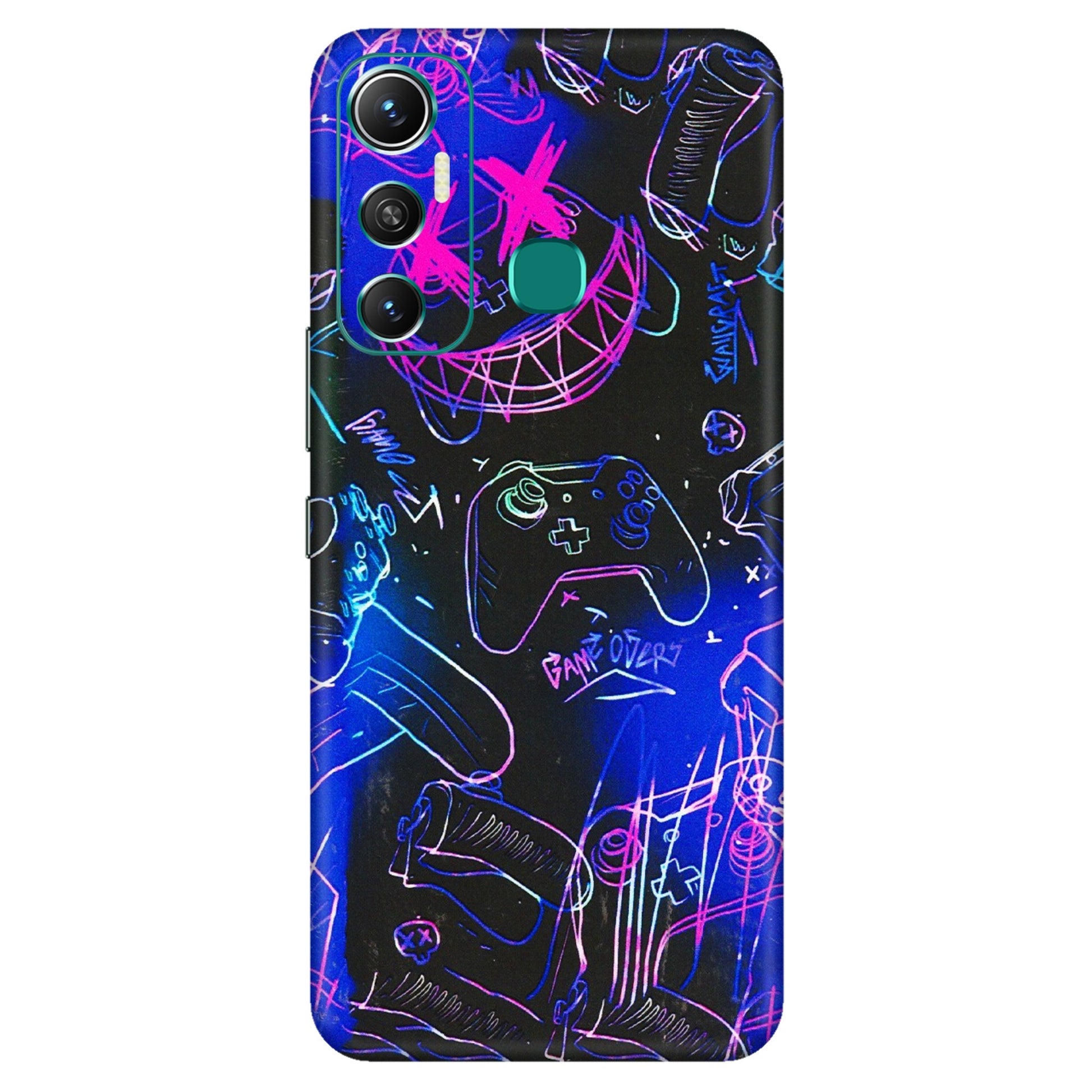 INFINIX Phone Skins (All Models) - Gamers Paradise - 3D Embossed Finish (L-258) Infinix Hot 11