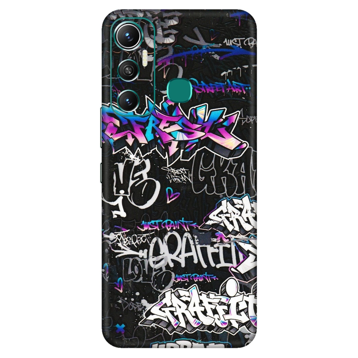 INFINIX Phone Skins (All Models) - Graffiti Killer - 3D Embossed Finish (L-274) Infinix Hot 11