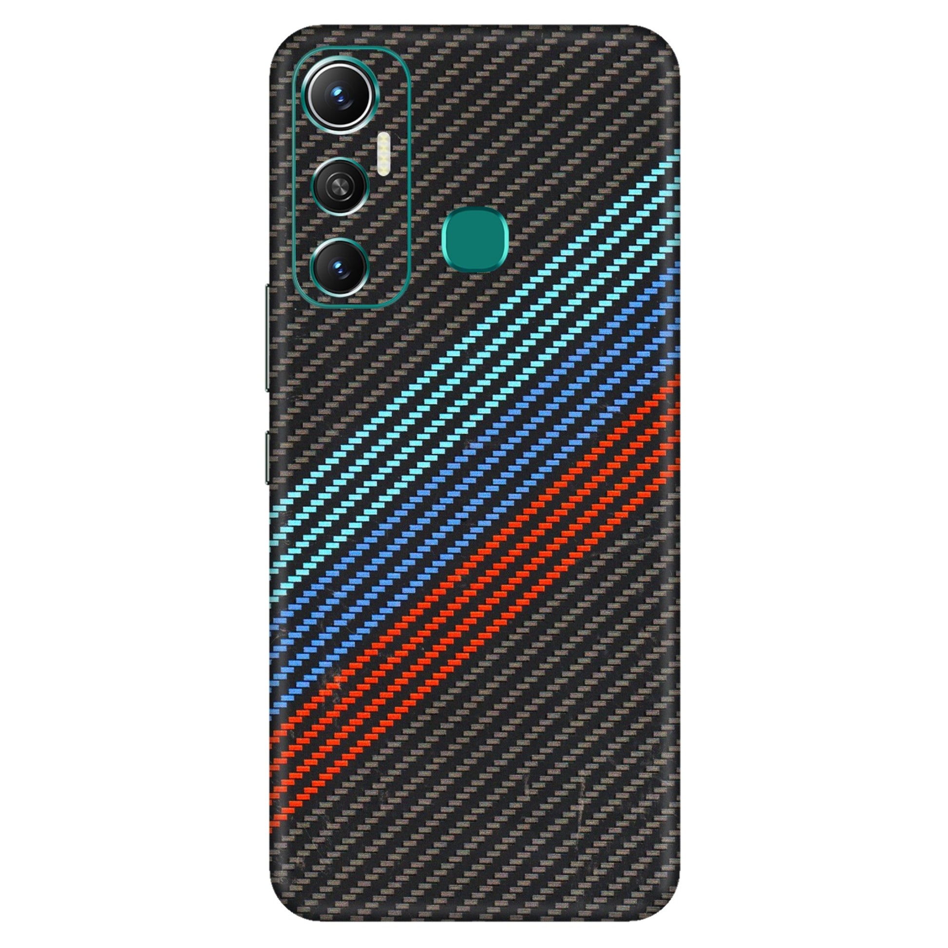INFINIX Phone Skins (All Models) - Carbon BM - 3D Embossed Finish (L-302) Infinix Hot 11