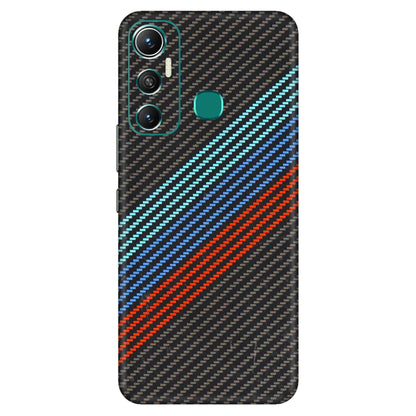INFINIX Phone Skins (All Models) - Carbon BM - 3D Embossed Finish (L-302) Infinix Hot 11