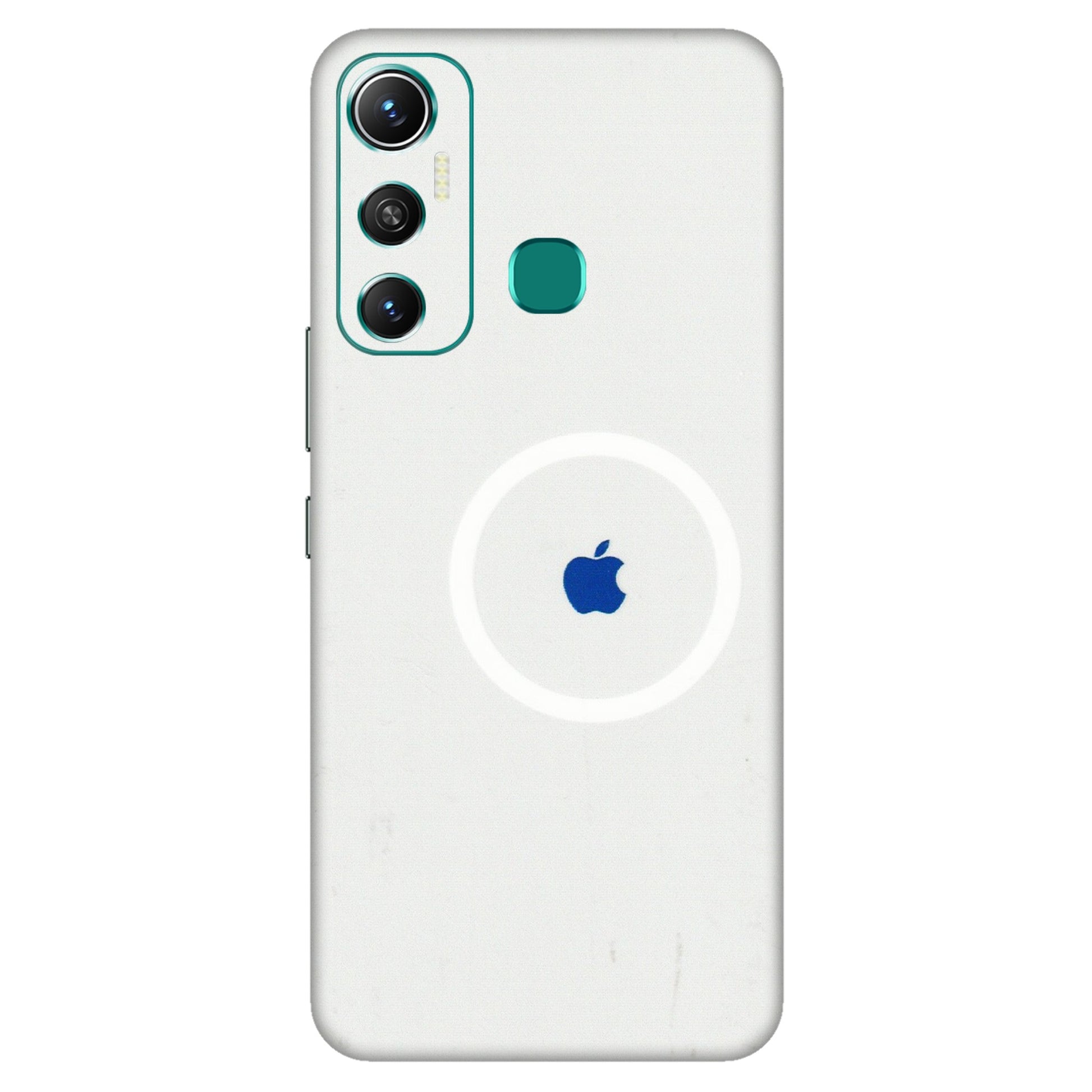 INFINIX Phone Skins (All Models) - iPhone Magsafe Logo - 3D Embossed Finish (L-320) Infinix Hot 11