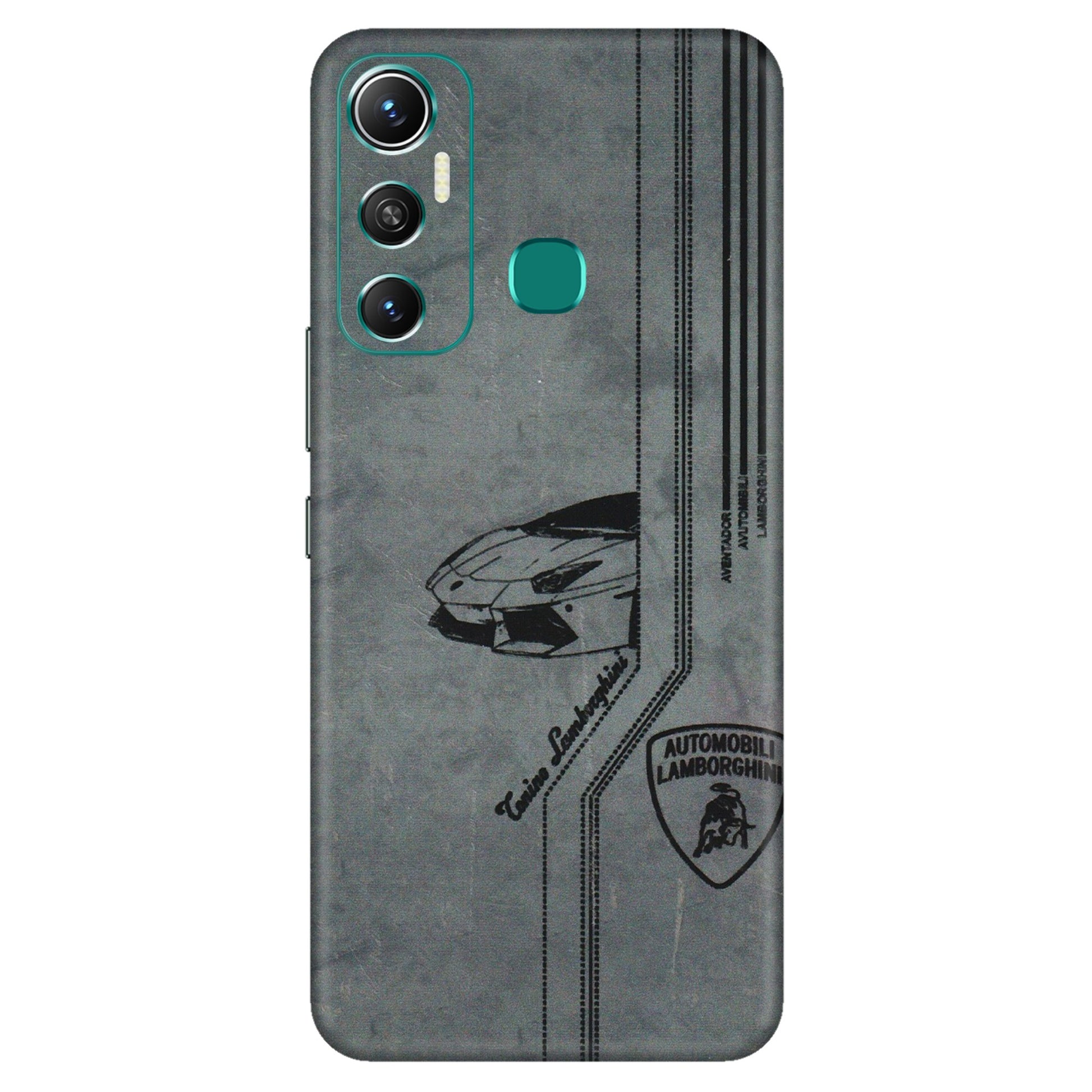 INFINIX Phone Skins (All Models) - New Lamborgini Aventador - 3D Embossed Finish (L-321) Infinix Hot 11