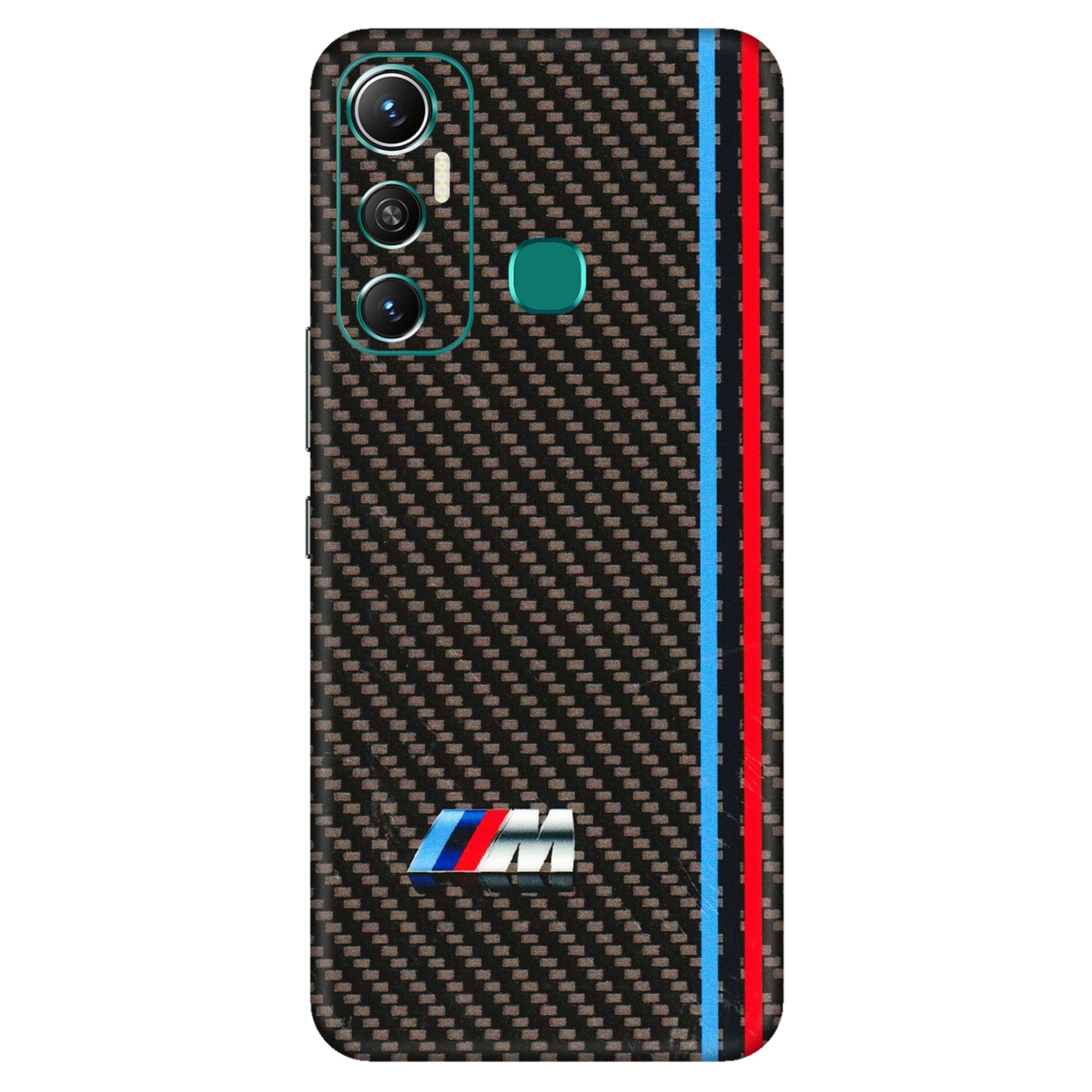 INFINIX Phone Skins (All Models) - BM Carbon Fiber Feels - 3D Embossed Finish (L-38) Infinix Hot 11