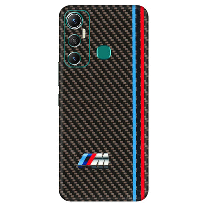 INFINIX Phone Skins (All Models) - BM Carbon Fiber Feels - 3D Embossed Finish (L-38) Infinix Hot 11