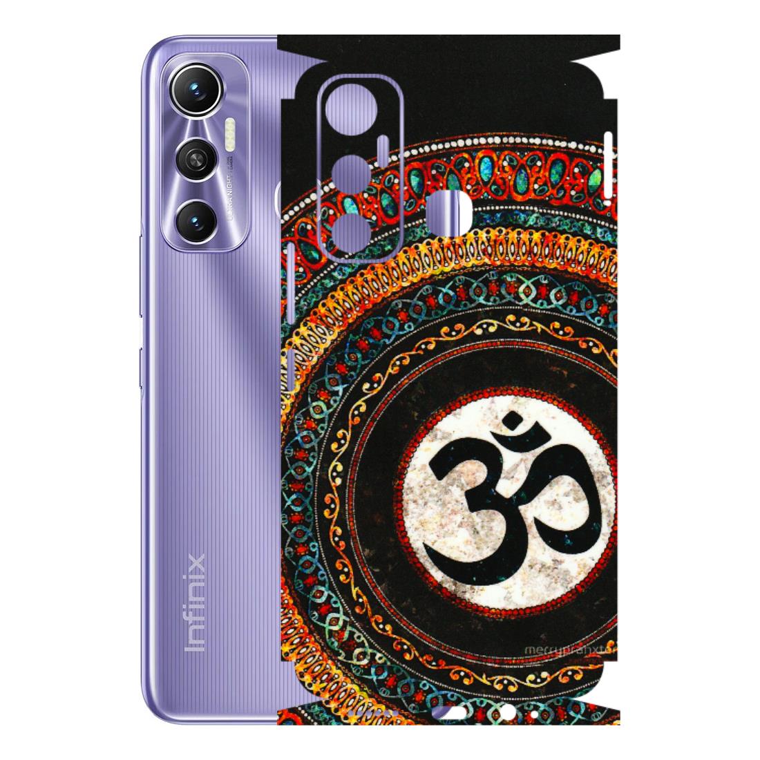 INFINIX Phone Skins (All Models) - Aum Chant Abstract - 3D Embossed Finish (L-42) Infinix Hot 11