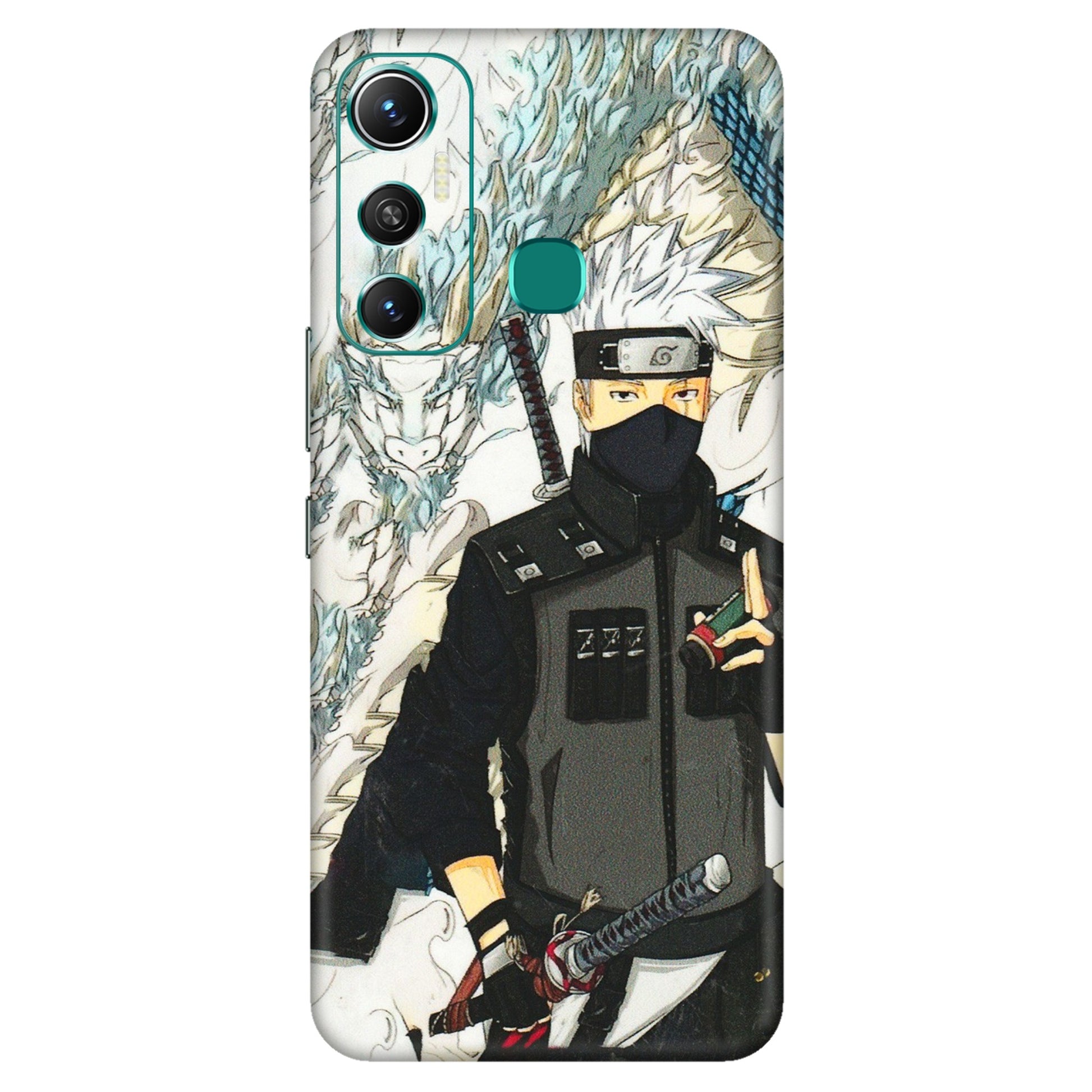 INFINIX Phone Skins (All Models) - Kakashi Hatake Naruto Anime - 3D Embossed Finish (L-46) Infinix Hot 11