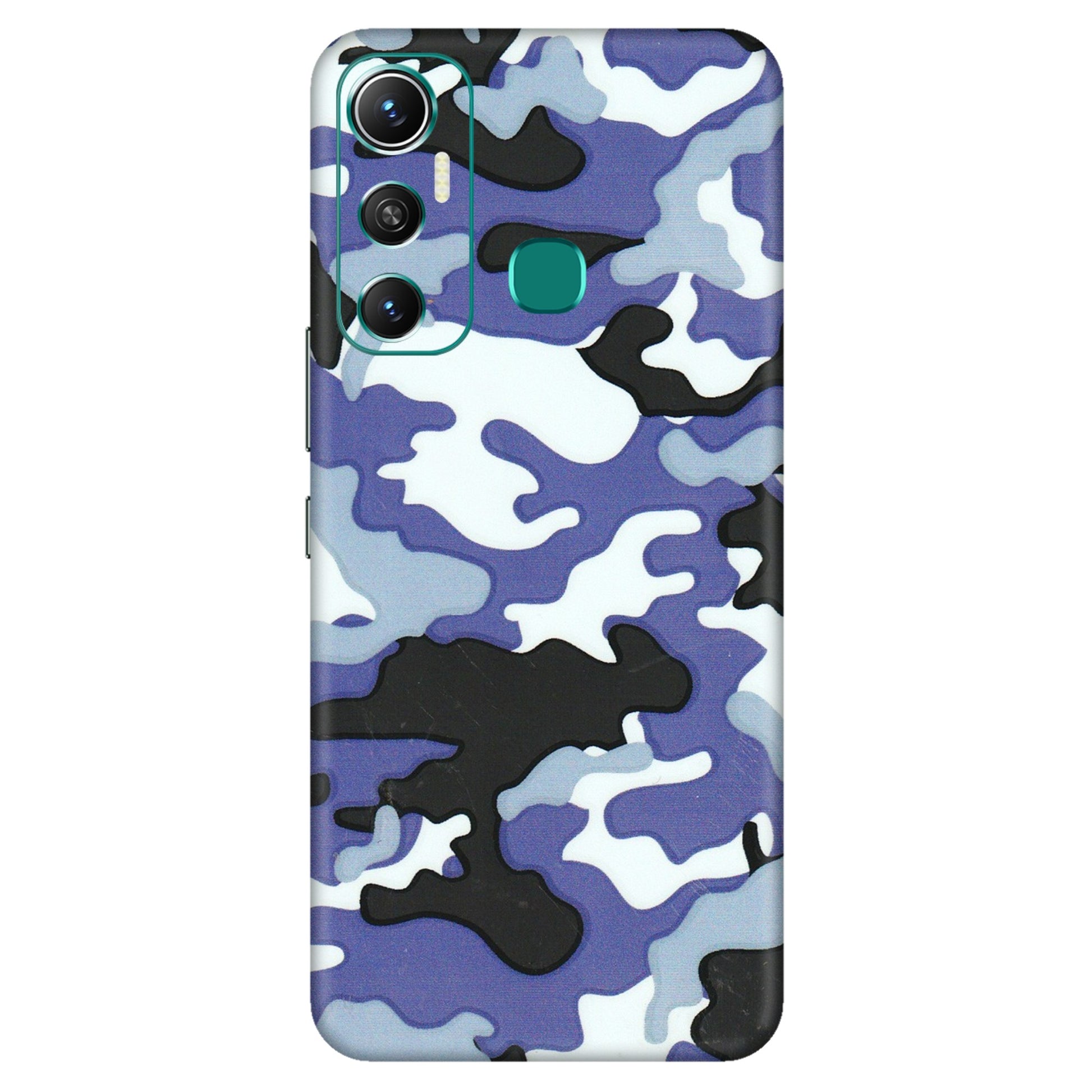 INFINIX Phone Skins (All Models) - Powerfull Military Camoflauge - 3D Embossed Finish (L-49) Infinix Hot 11