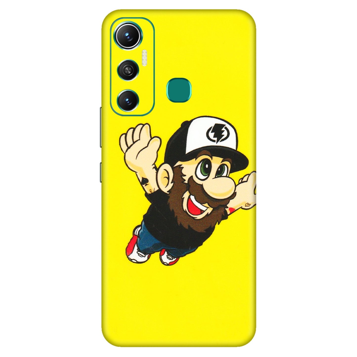 INFINIX Phone Skins (All Models) - Flying Beardo - 3D Embossed Finish (L-60) Infinix Hot 11