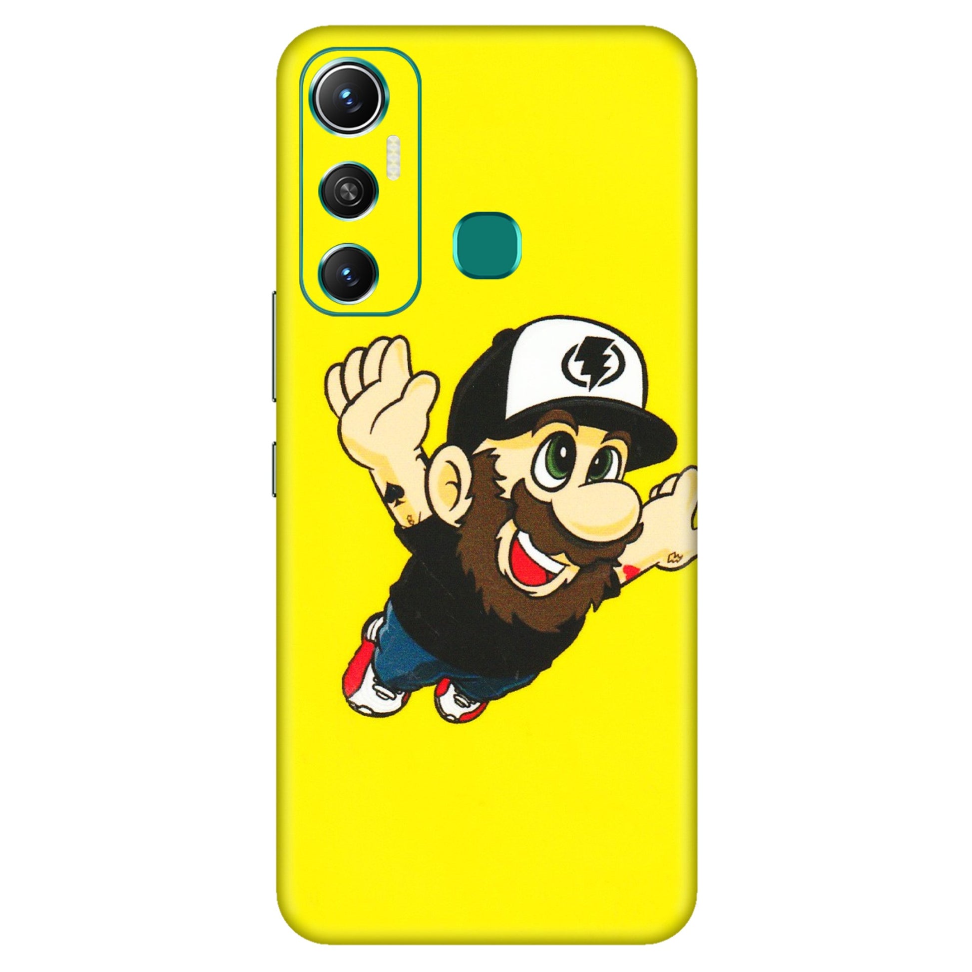 INFINIX Phone Skins (All Models) - Flying Beardo - 3D Embossed Finish (L-60) Infinix Hot 11