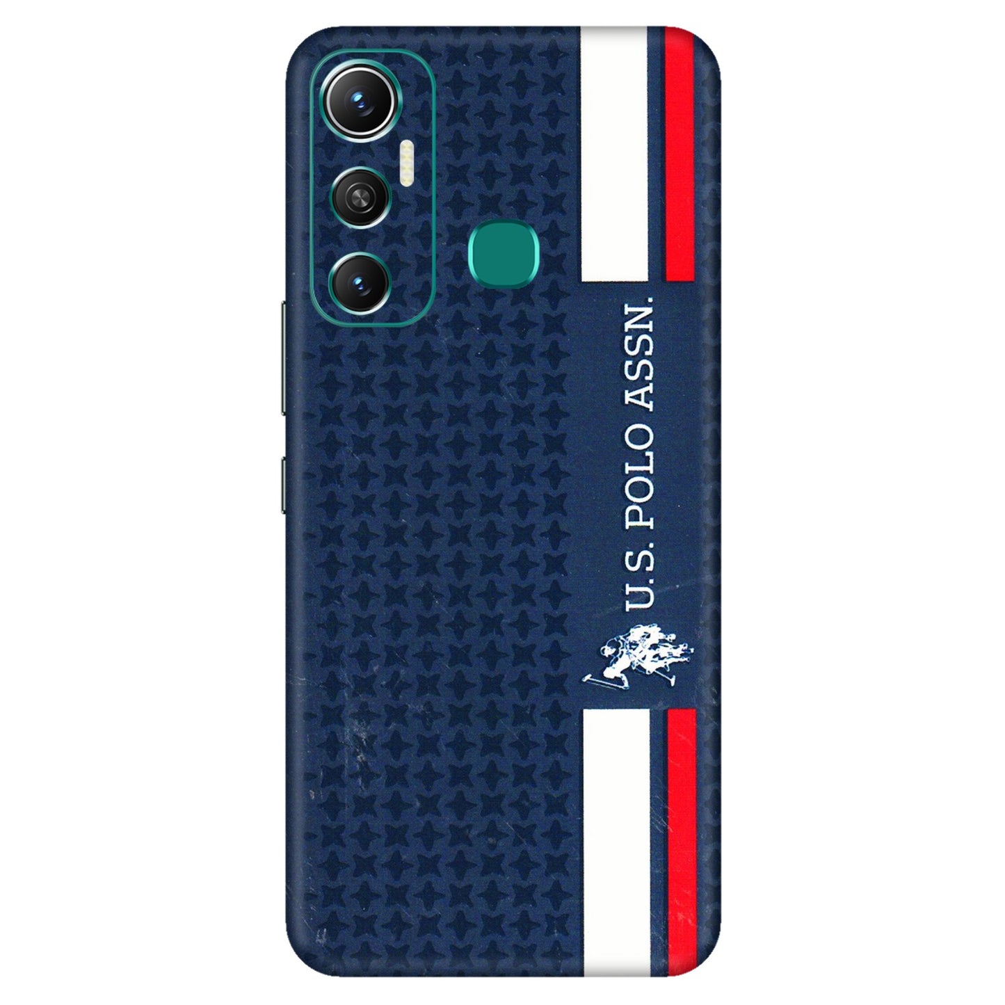 INFINIX Phone Skins (All Models) - US POLO Designer Brand - 3D Embossed Finish (L-65) Infinix Hot 11