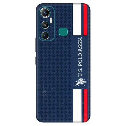INFINIX Phone Skins (All Models) - US POLO Designer Brand - 3D Embossed Finish (L-65) Infinix Hot 11