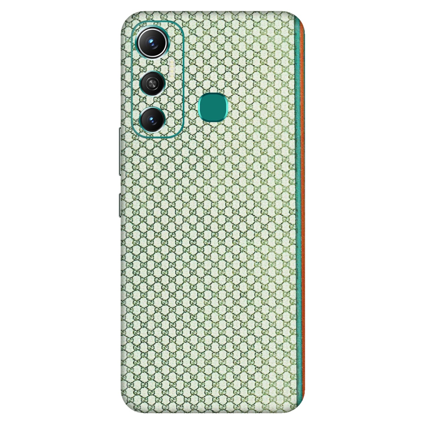 INFINIX Phone Skins (All Models) - Gucci Fabric Pattern - 3D Embossed Finish (L-73) Infinix Hot 11