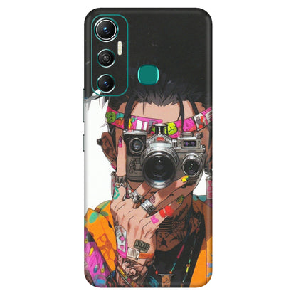 INFINIX Phone Skins (All Models) - Camera Lover Girl - Matte Finish (M-09) Infinix Hot 11