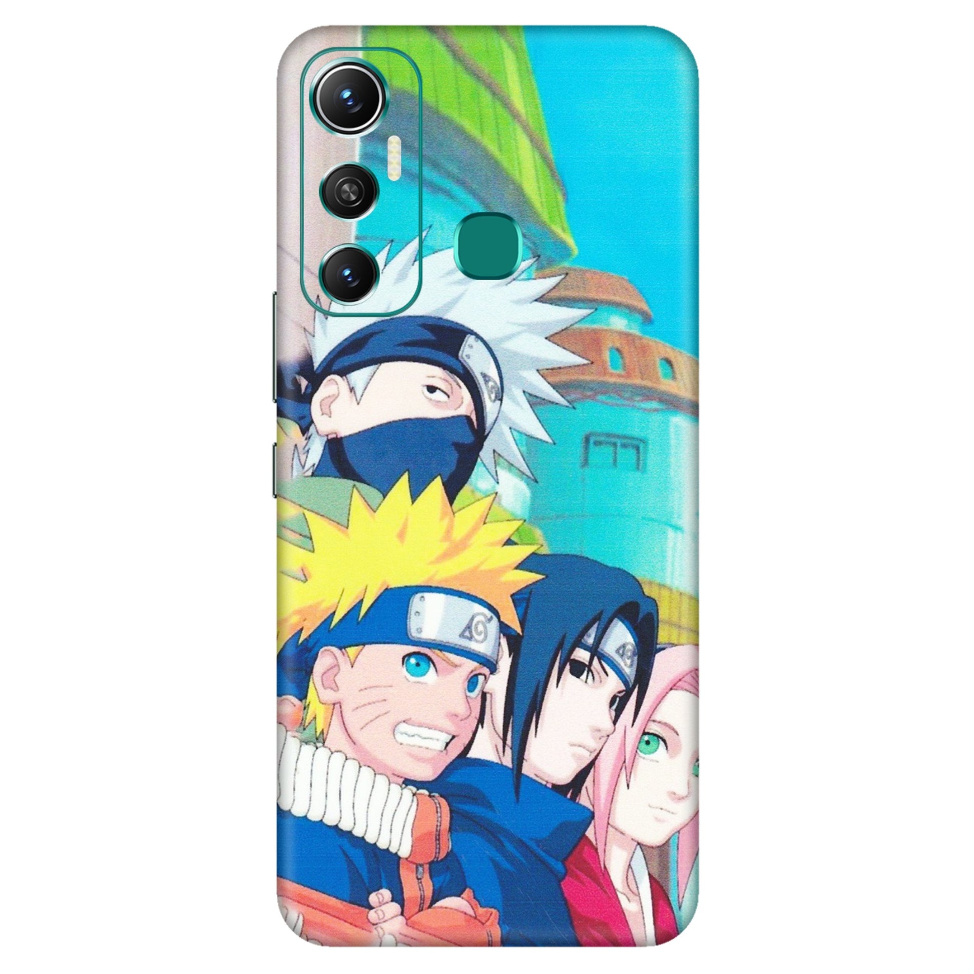 INFINIX Phone Skins (All Models) - Team Minato And Kakashi - Matte Finish (M-101) Infinix Hot 11