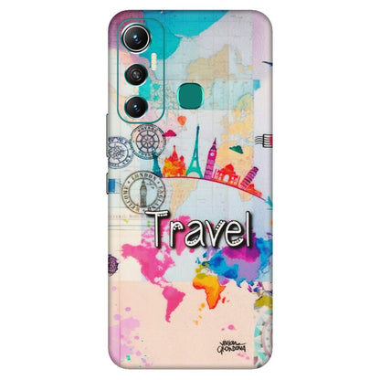 INFINIX Phone Skins (All Models) - Travel The Wonders - Matte Finish (M-108) Infinix Hot 11