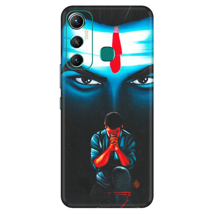 INFINIX Phone Skins (All Models) - Mahakal Bhakt - Matte Finish (M-112) Infinix Hot 11
