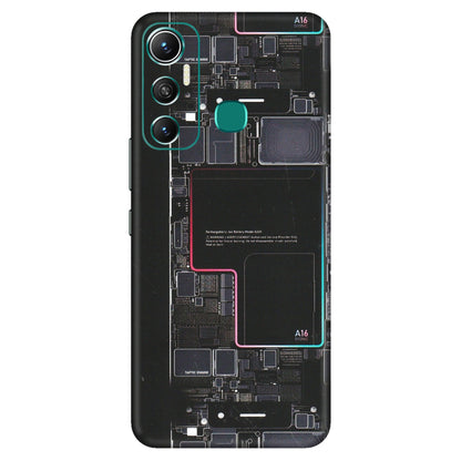 INFINIX Phone Skins (All Models) - Motherboard Circuit Layout - Matte Finish (M-117) Infinix Hot 11