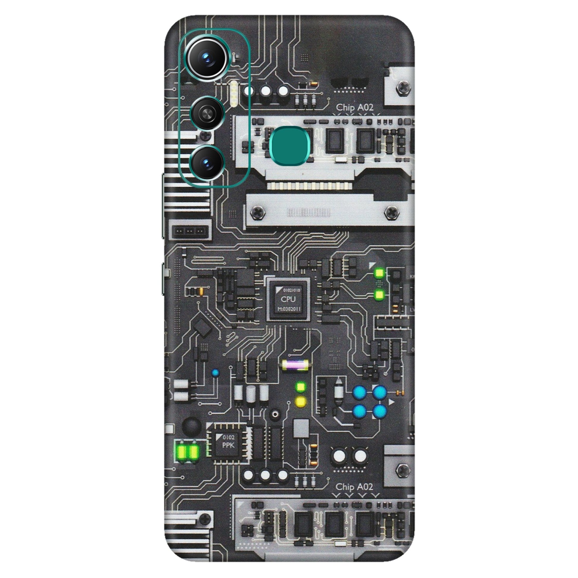 INFINIX Phone Skins (All Models) - Motherboard Internals - Matte Finish (M-135) Infinix Hot 11