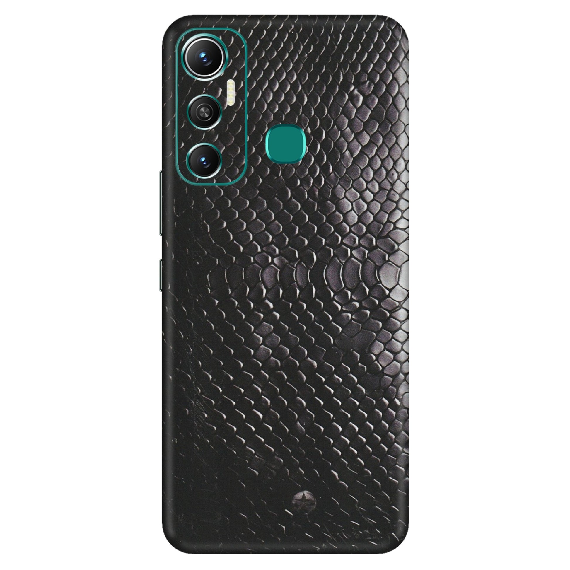 INFINIX Phone Skins (All Models) - Black Snack Leather - Matte Finish (M-147) Infinix Hot 11