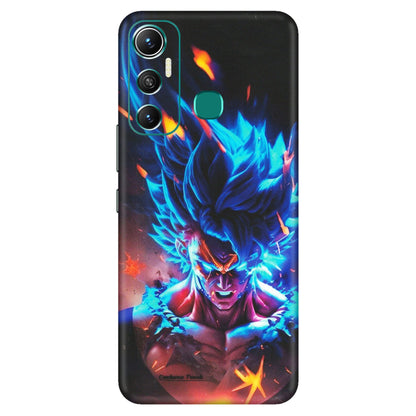 INFINIX Phone Skins (All Models) - Angry Goku Dragon Ball Anime - Matte Finish (M-150) Infinix Hot 11