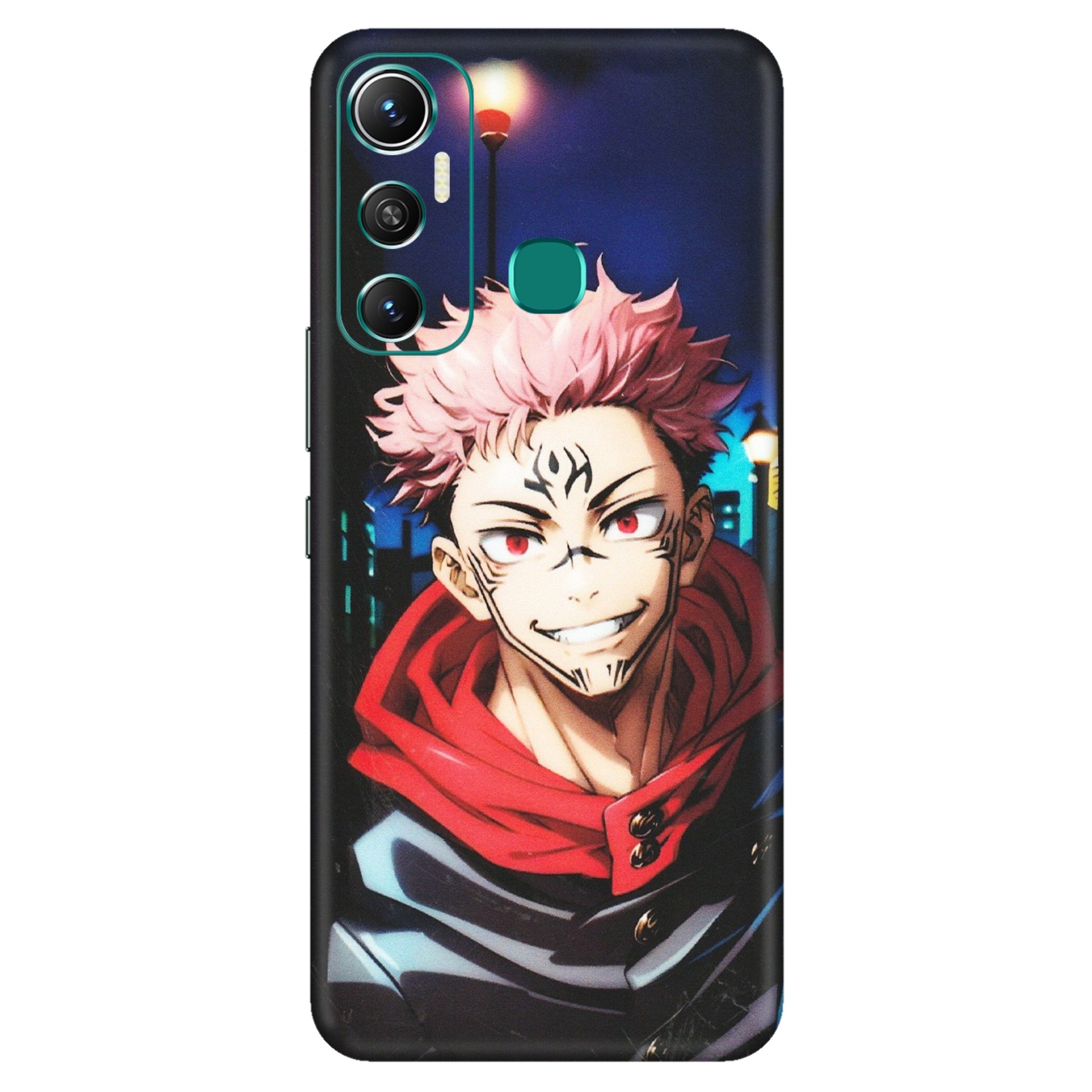INFINIX Phone Skins (All Models) - Yuji Itadori Funny Face Anime - Matte Finish (M-152) Infinix Hot 11