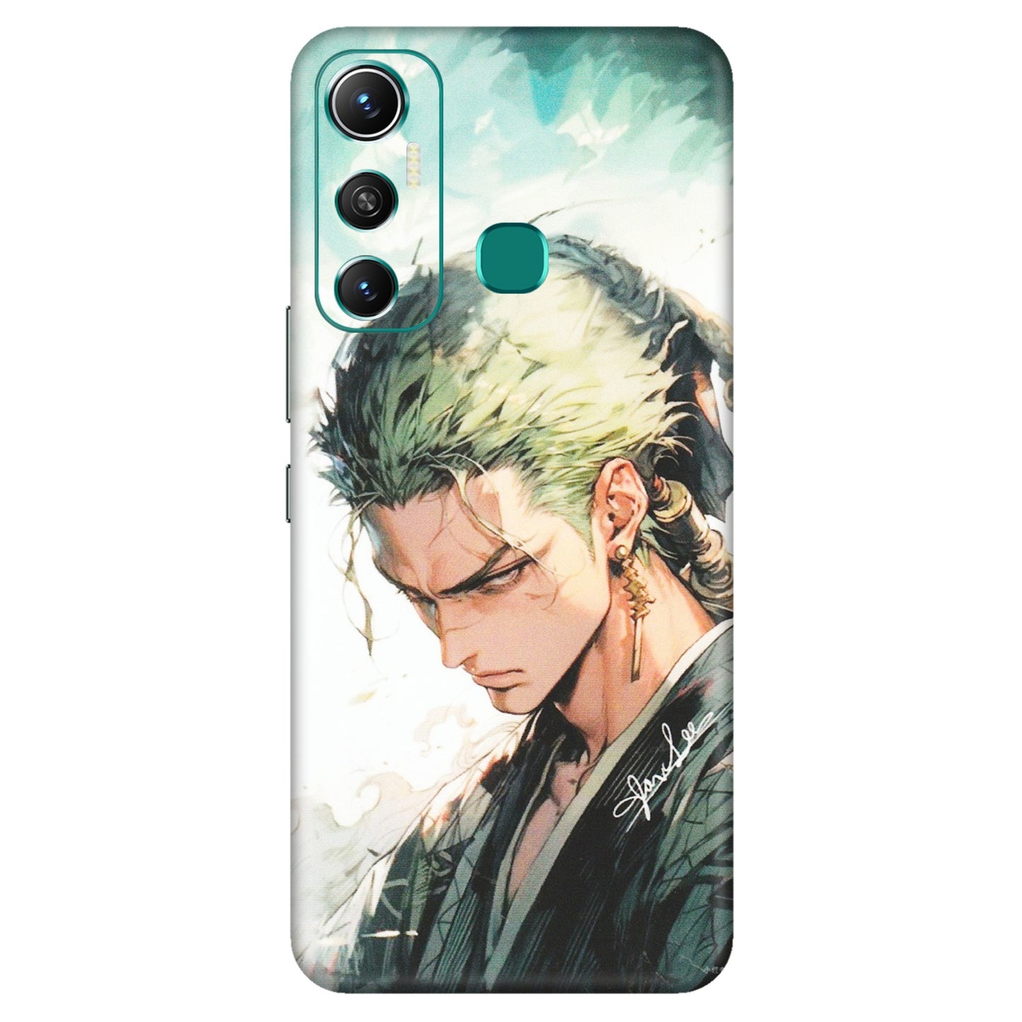 INFINIX Phone Skins (All Models) - Pirate Hunter One Piece Anime - Matte Finish (M-157) Infinix Hot 11