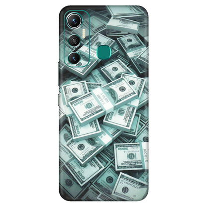 INFINIX Phone Skins (All Models) - Hundred Dollar Bill - Matte Finish (M-162) Infinix Hot 11