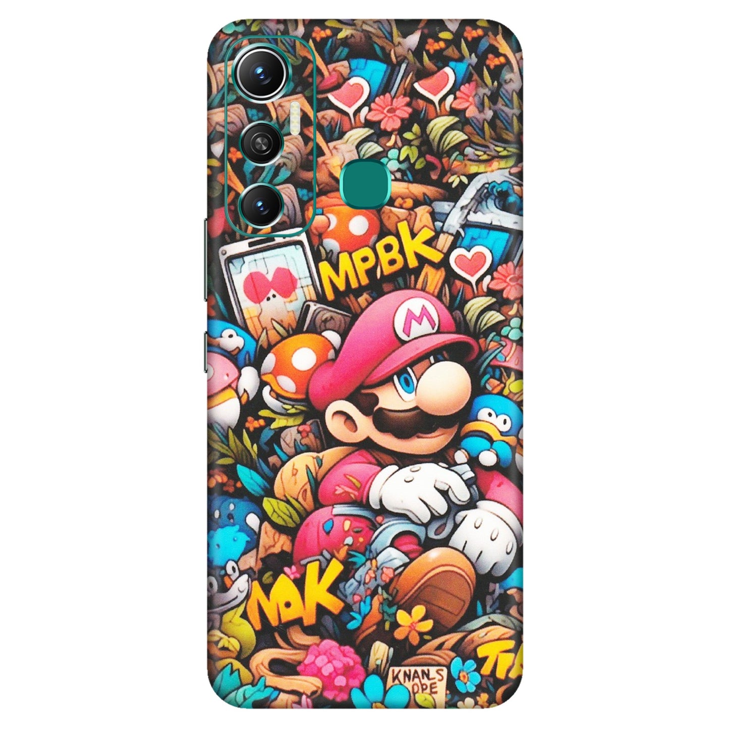 INFINIX Phone Skins (All Models) - Super Mario Bros Artistic - Matte Finish (M-173) Infinix Hot 11