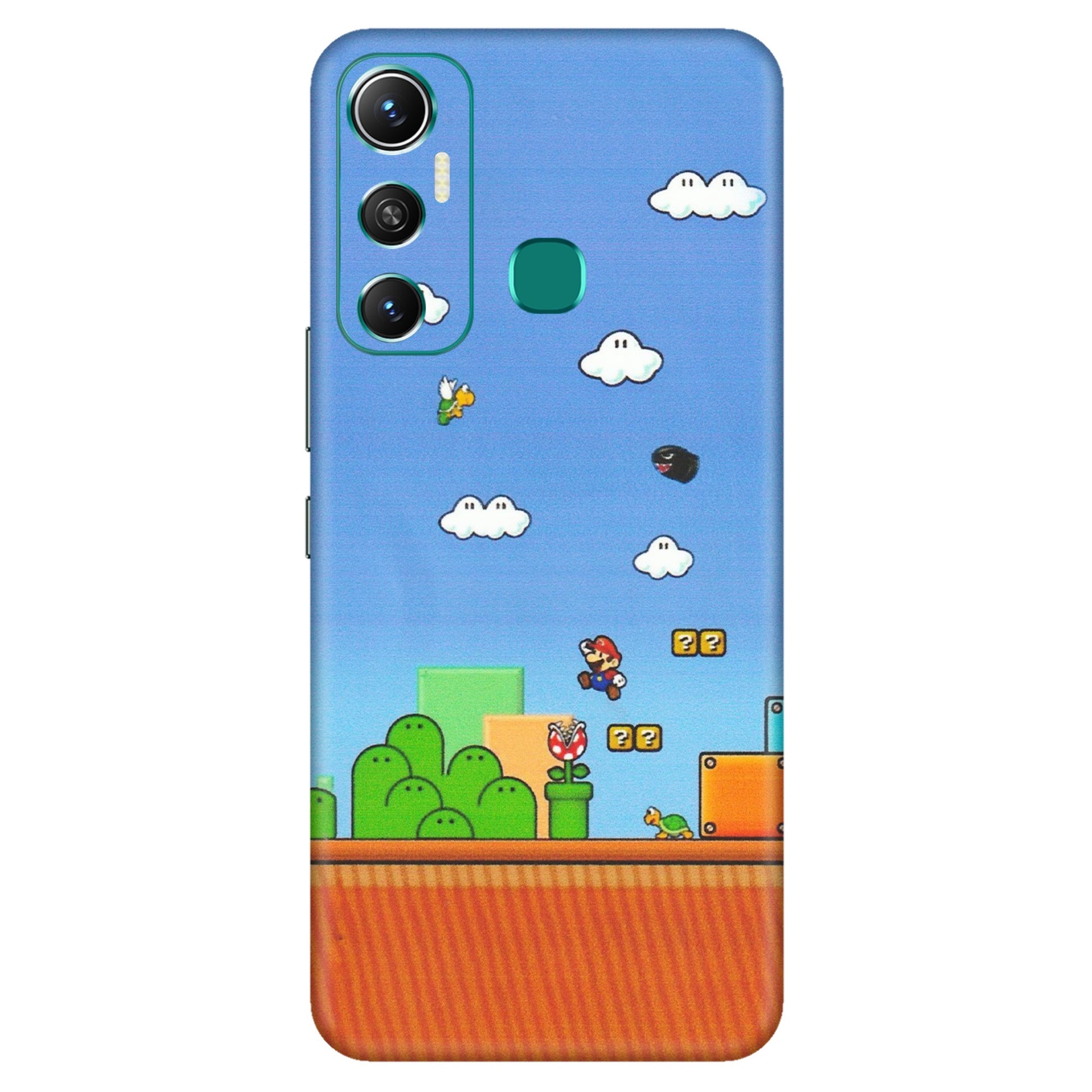 INFINIX Phone Skins (All Models) - Mario Game Scene - Matte Finish (M-24) Infinix Hot 11