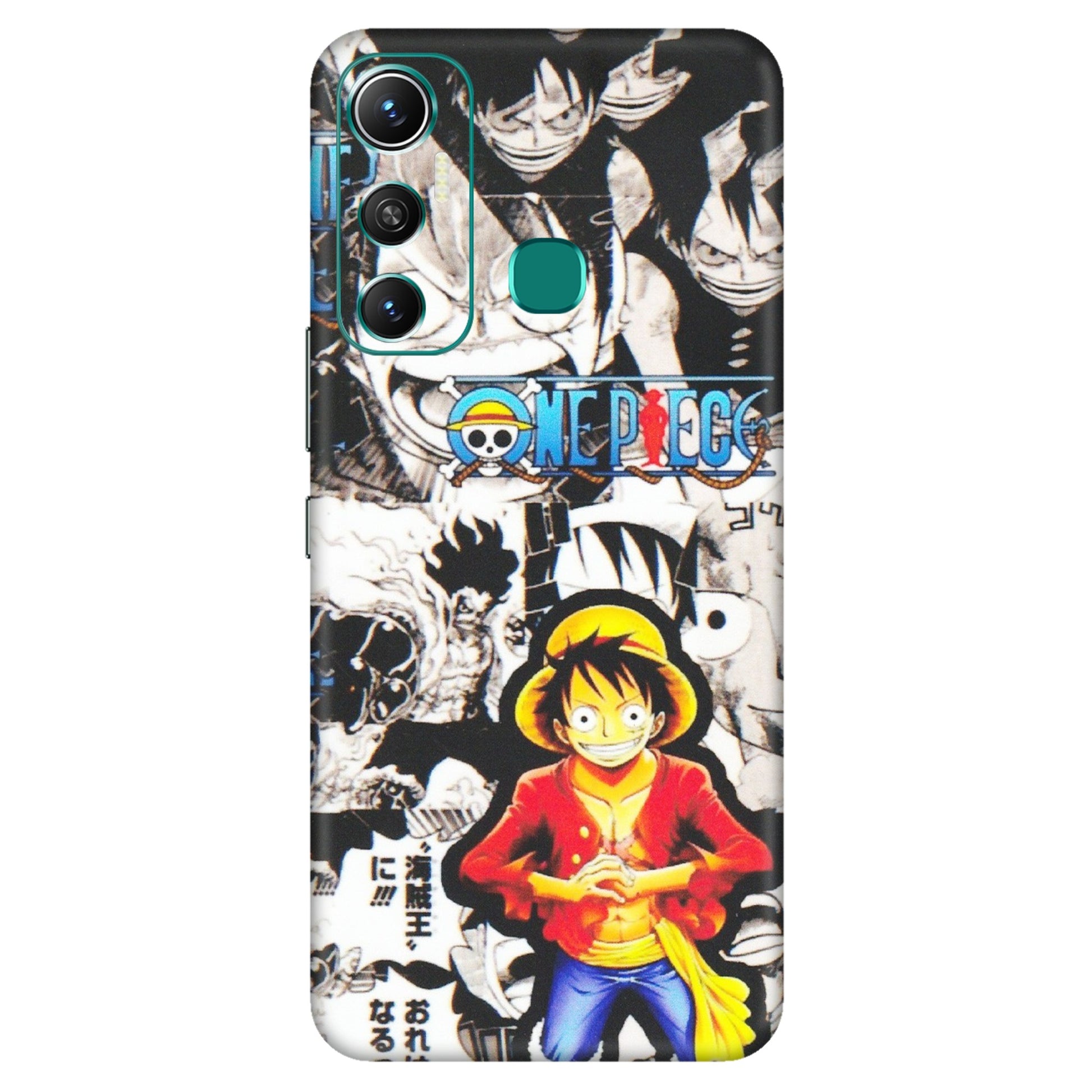 INFINIX Phone Skins (All Models) - One Piece B&W - Matte Finish (M-63) Infinix Hot 11