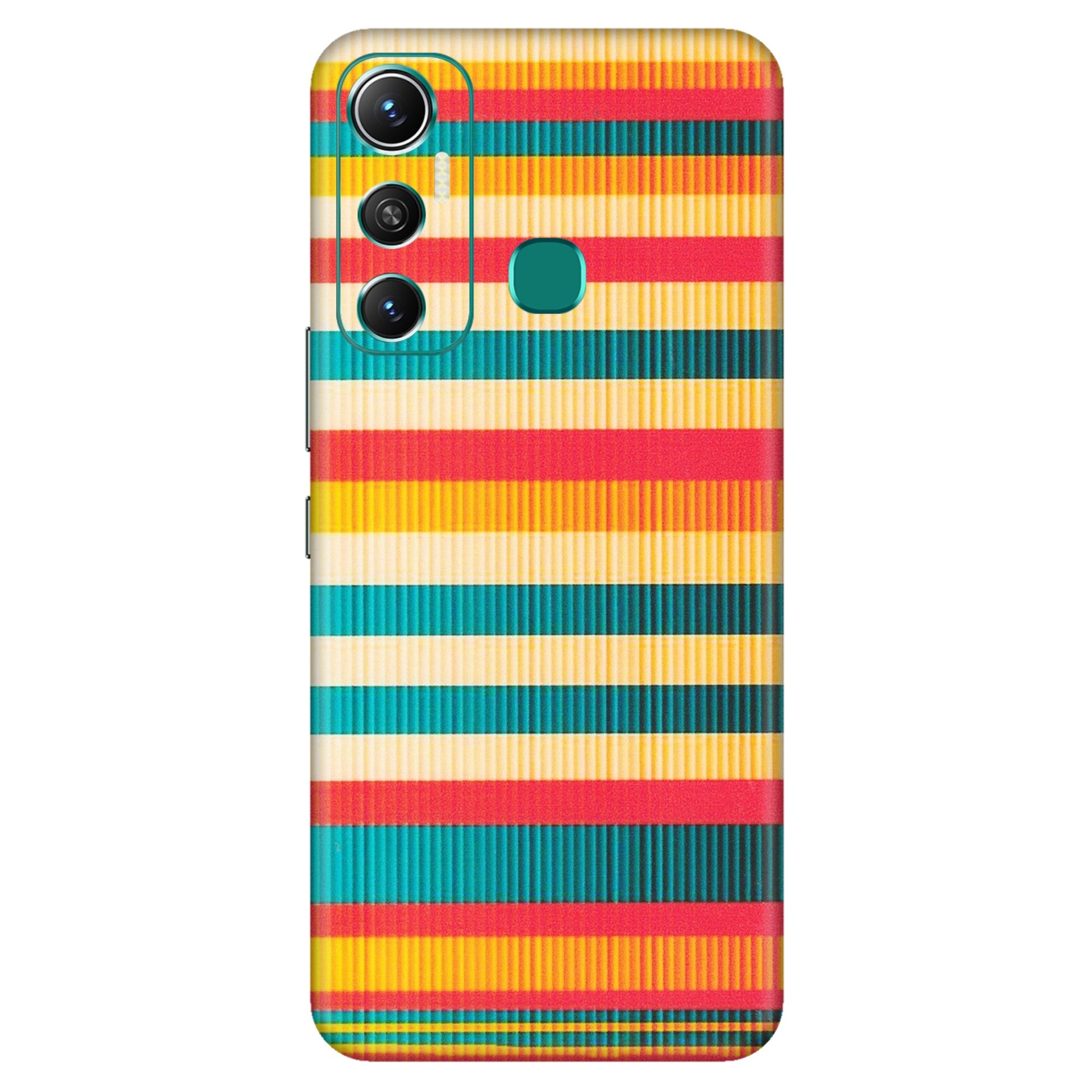 INFINIX Phone Skins (All Models) - Colourful Stripes Soothing Effect - Matte Finish (M-86) Infinix Hot 11