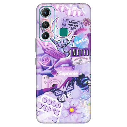 INFINIX Phone Skins (All Models) - Supreme Purple Magic - Matte Finish (M-88) Infinix Hot 11