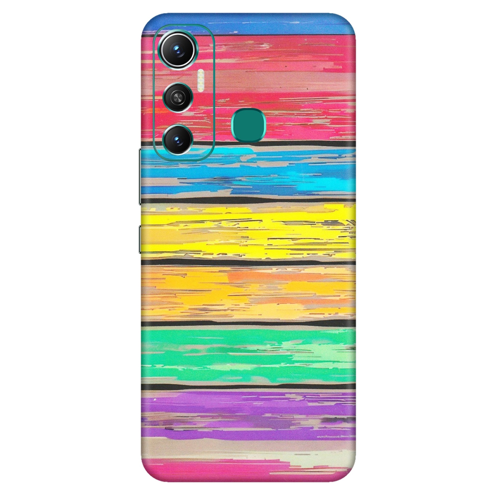INFINIX Phone Skins (All Models) - Multi Colour Wooden Wall - Matte Finish (M-96) Infinix Hot 11