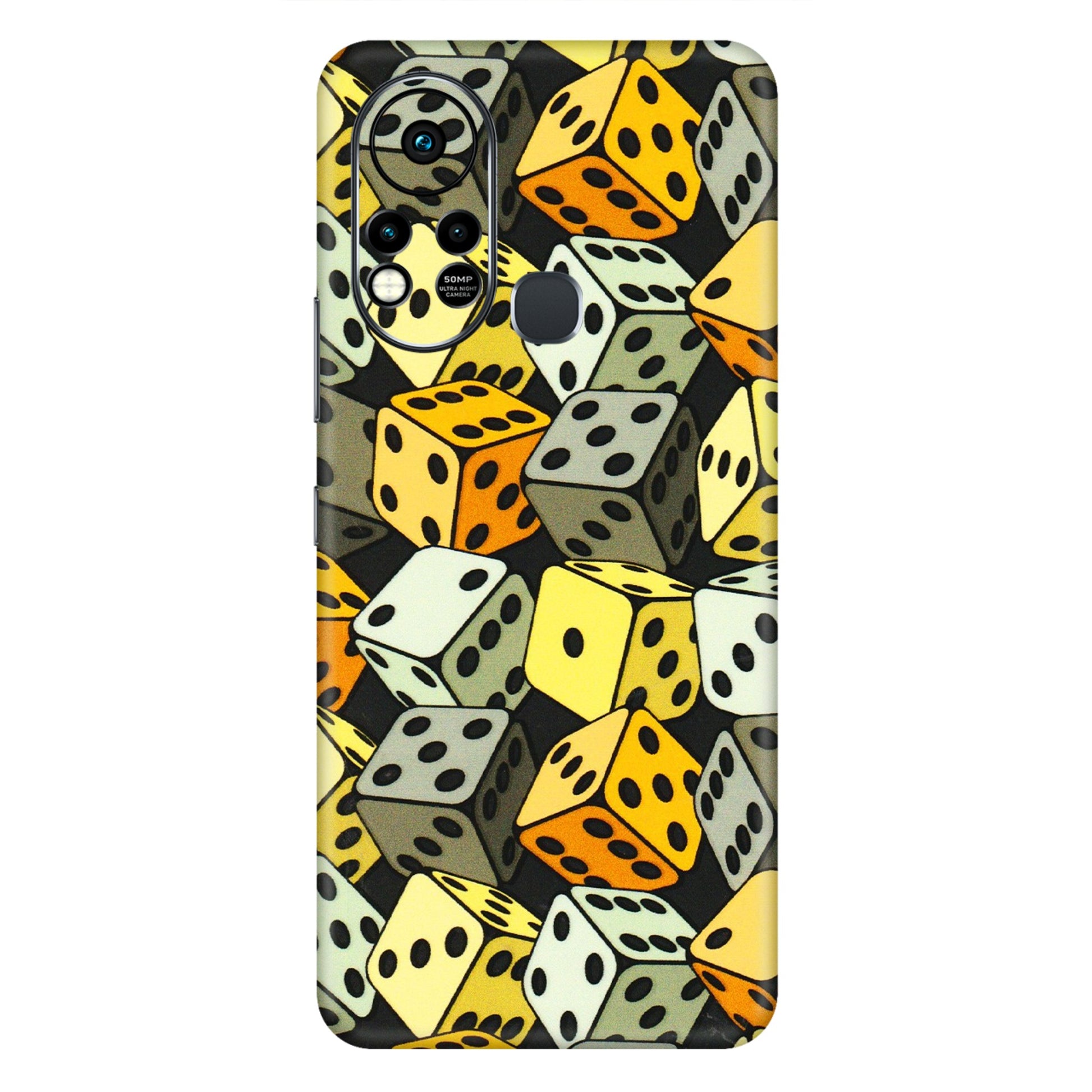 INFINIX Phone Skins (All Models) - Dices Of Life - 3D Embossed Finish (L-04) Infinix Hot 11S
