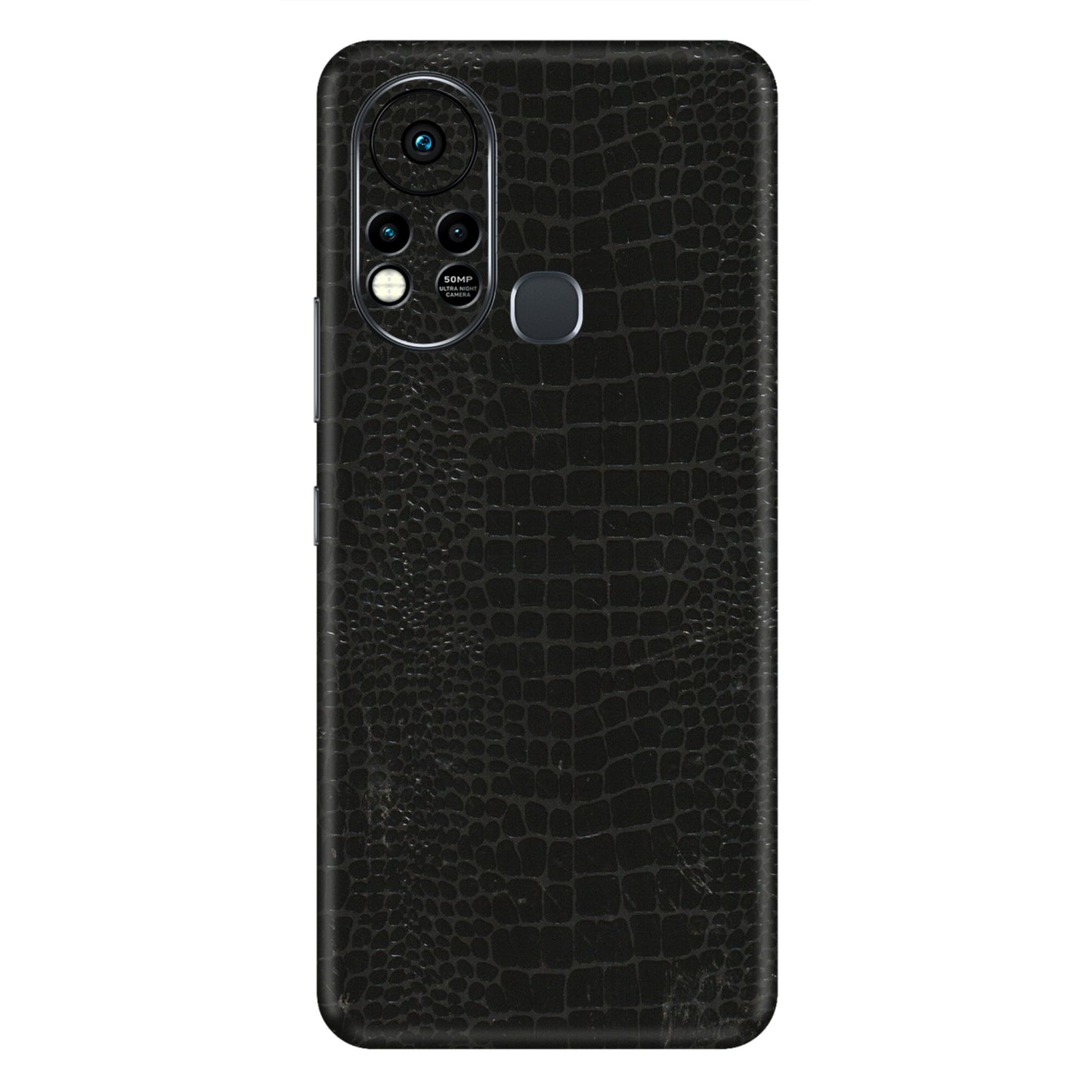 INFINIX Phone Skins (All Models) - Snake Leather Black - 3D Embossed Finish (L-107) Infinix Hot 11S