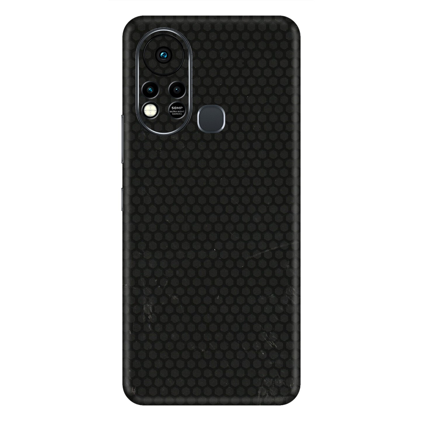 INFINIX Phone Skins (All Models) - Black honeycomb - 3D Embossed Finish (L-114) Infinix Hot 11S