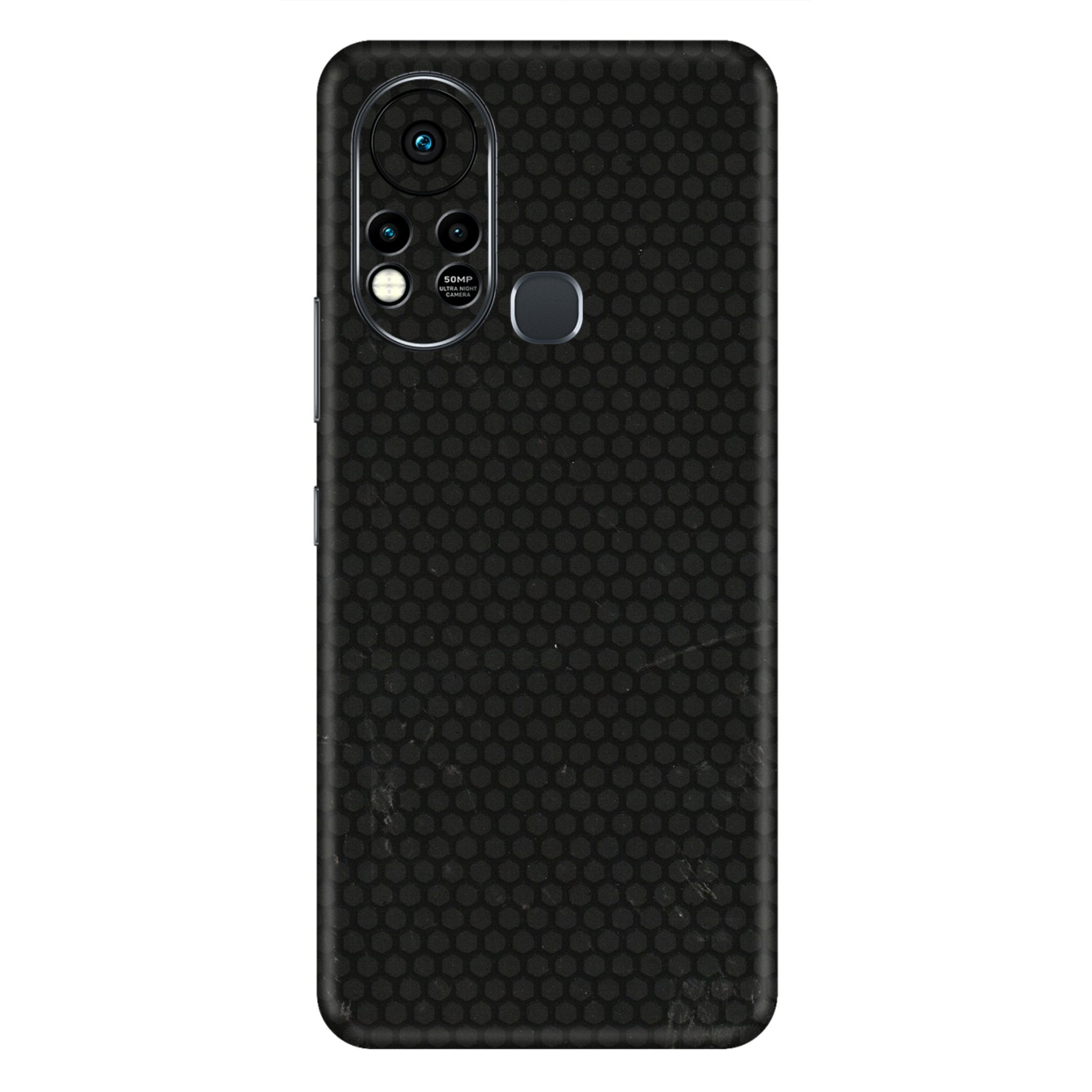 INFINIX Phone Skins (All Models) - Black honeycomb - 3D Embossed Finish (L-114) Infinix Hot 11S